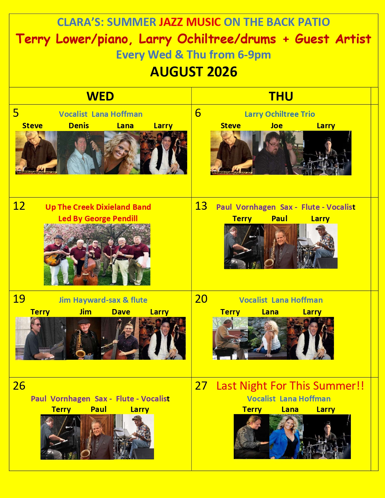 Events - August 2026
